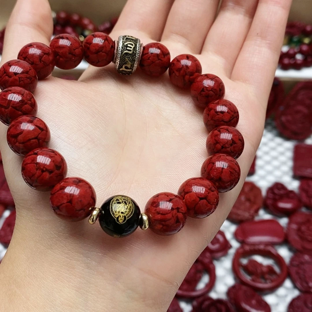 【闪购商品】辰砂（处理）卫*利晶体12m双手双护牛