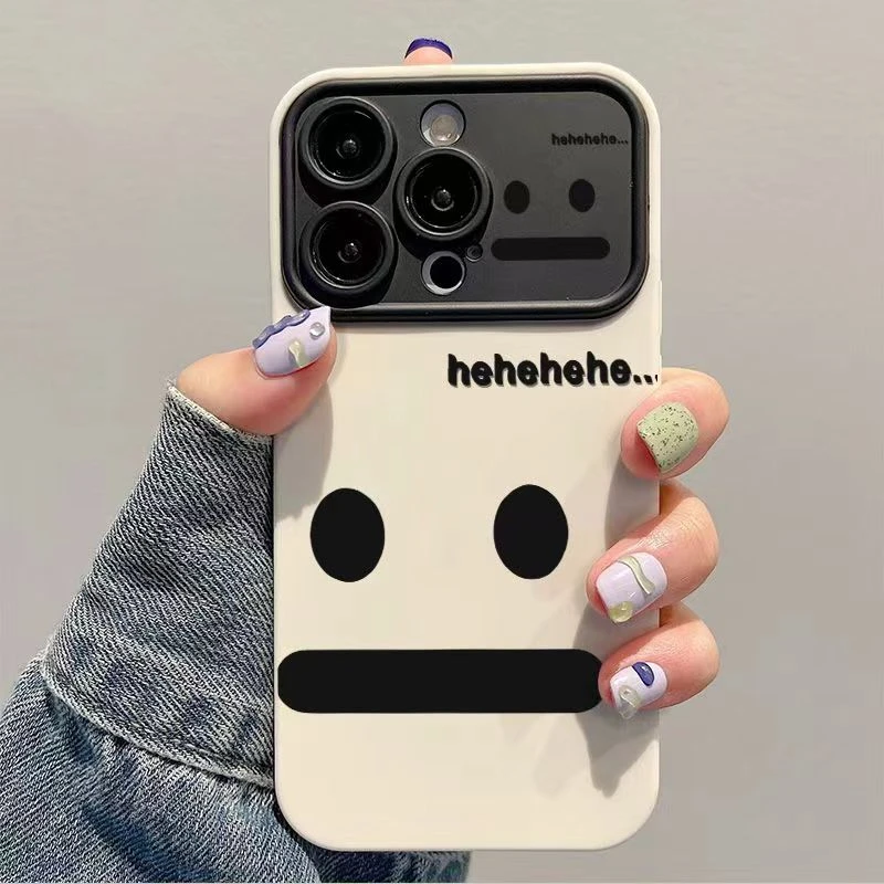视窗款无语表情适用苹果15手机壳iphone15promax全包12软11/14
