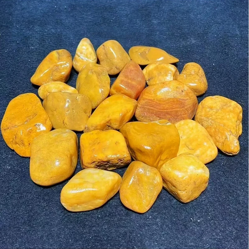 新疆戈壁三彩盆景石 黄蜡石 三彩石 泥石 【一物一拍，多样性发货】