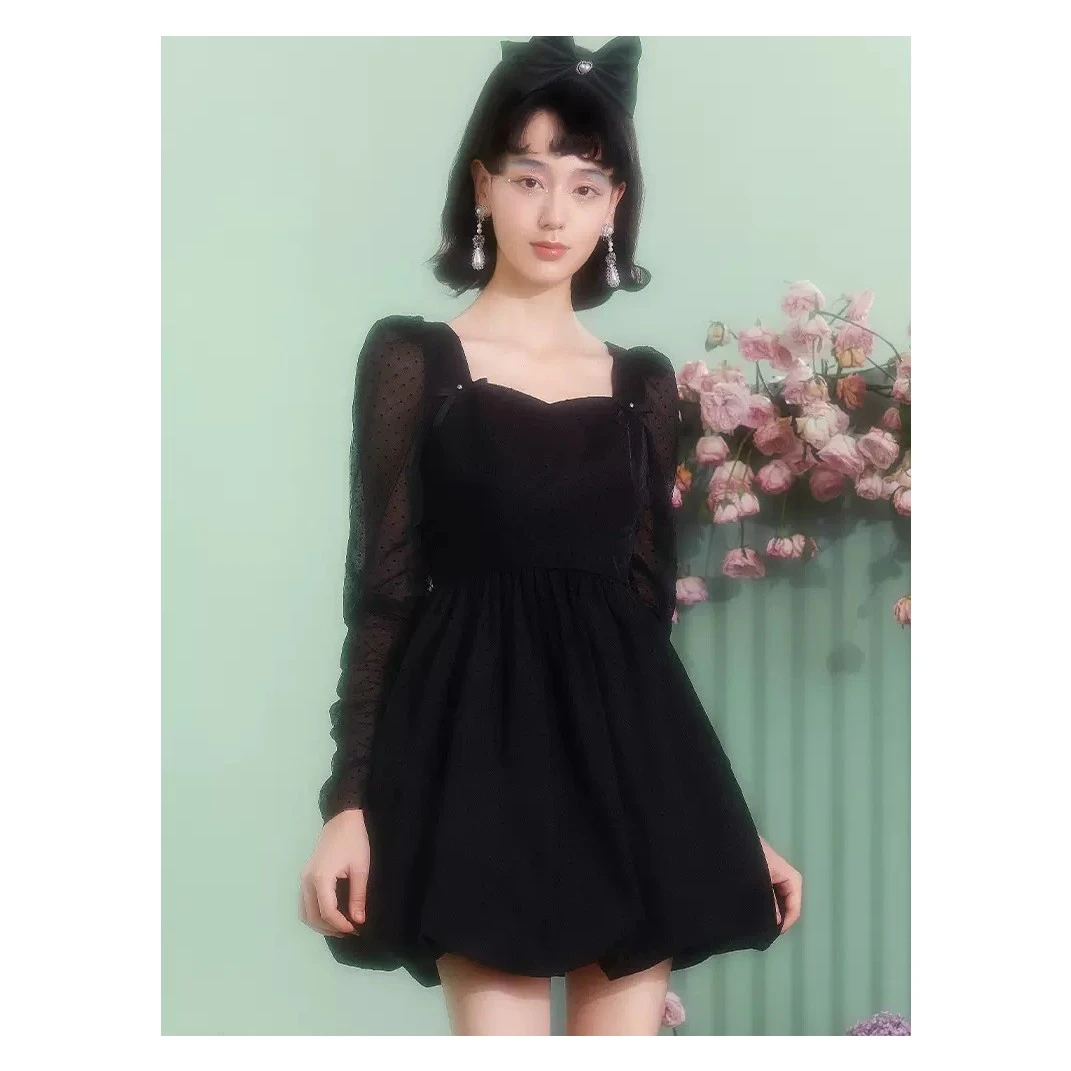 0170【金拐子专属】糖力花苞连衣裙女TWECQ50170