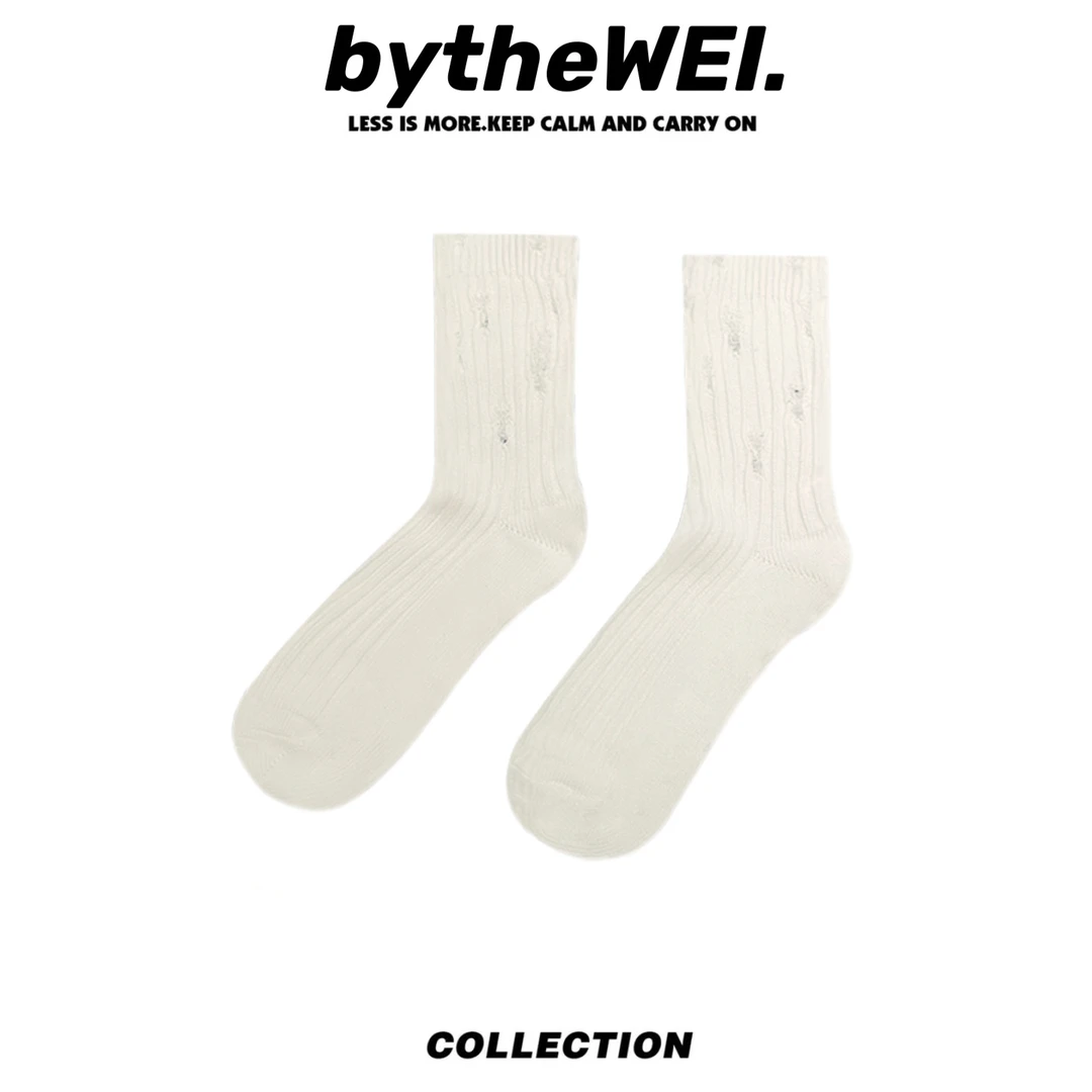 bytheWEI~卫卫自留的背心破洞袜
