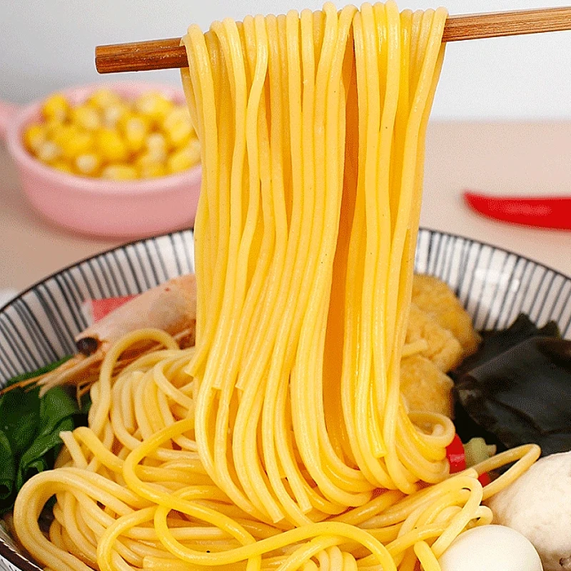 【直播专享】玉米鲜面250g*5袋粗粮劲道爽滑东北玉米面条真空包装