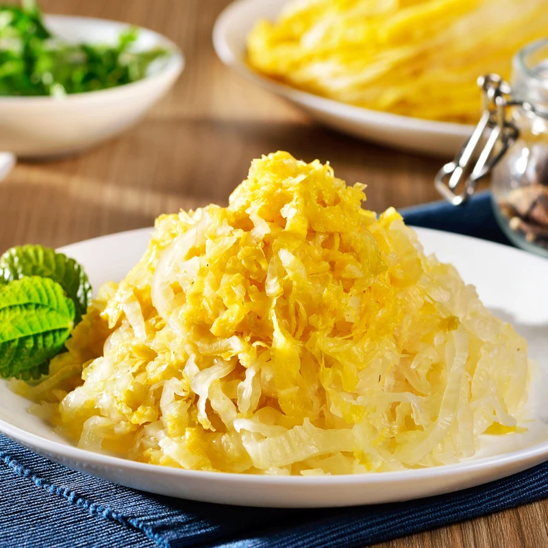 【直播专享】东北酸菜免切免洗东北腌制酸菜500g/袋酸菜鱼酸菜大缸