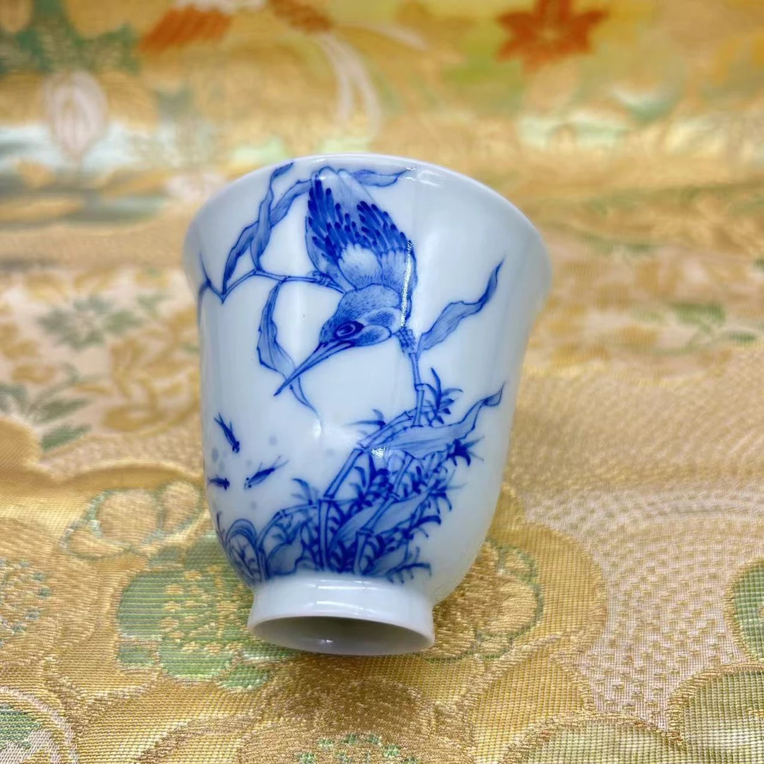 景德镇手工青花主人杯