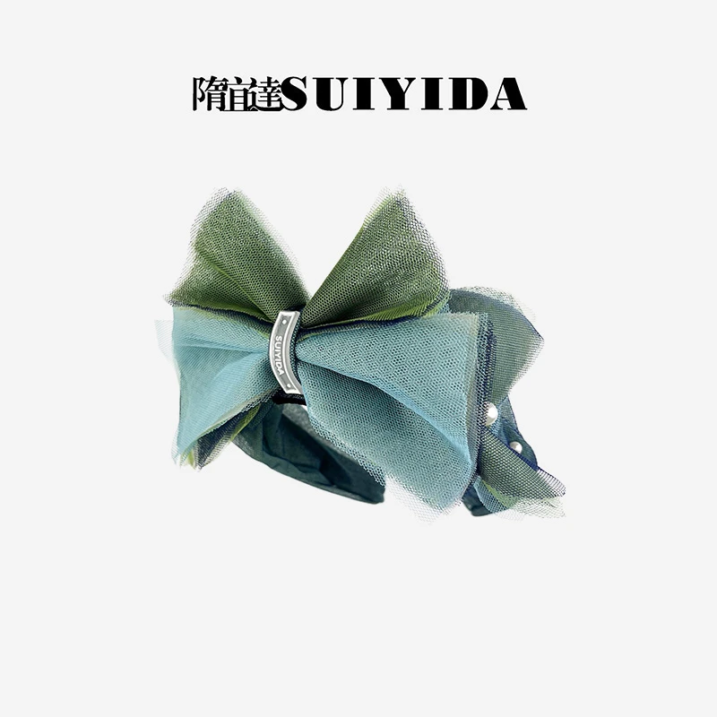 SUIYIDA/隋宜达薄纱蝴蝶结发箍优雅时尚2023新款