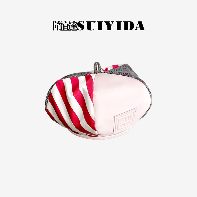 SUIYIDA/隋宜达拼色贝雷帽 时尚设计师款