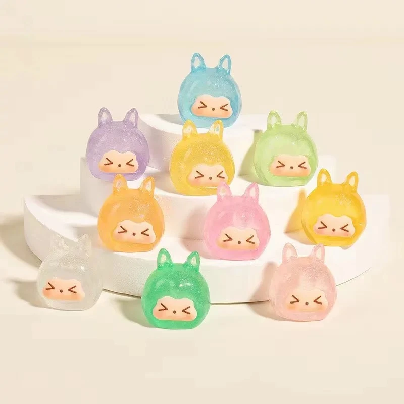 迷你kiki立体夜光创意桌面小摆件diy饰品