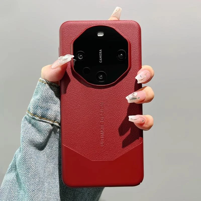华为mate60pro秒变非凡大师手机保护壳50mate60rs真皮超薄防摔30