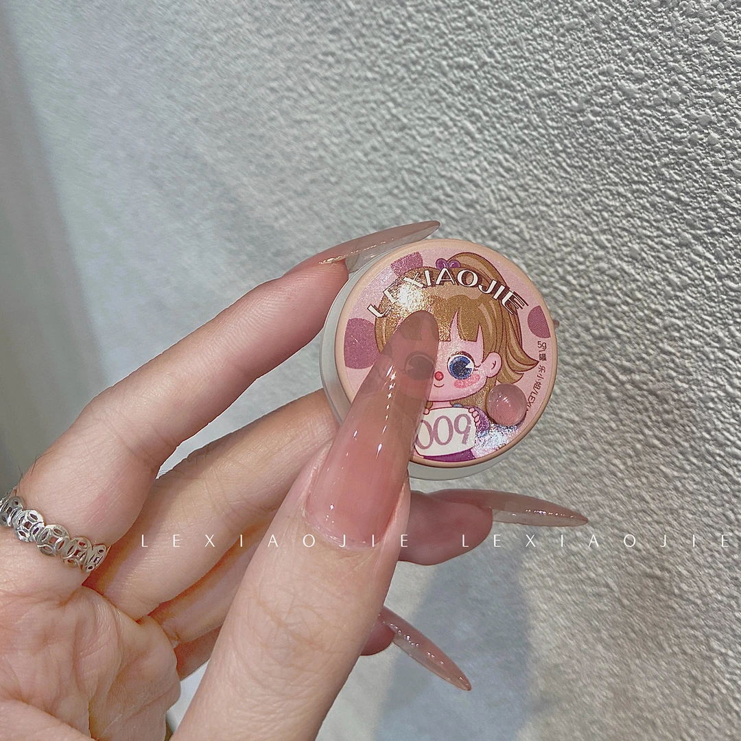 乐小姐大头娃娃09腮红嬛嬛色INS裸色冰透色指甲油胶美甲店专用色