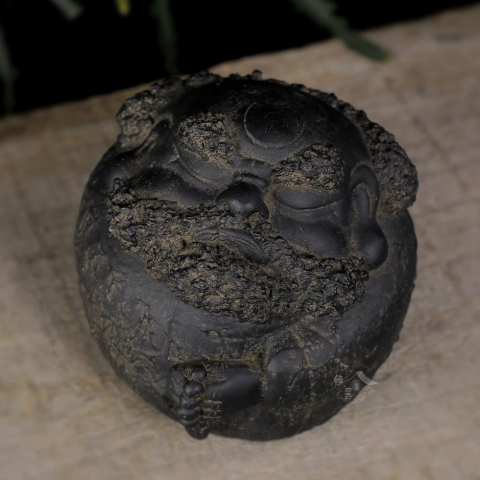 龙年中式创意达摩祖师功夫茶道茶宠玩摆件 胖达摩