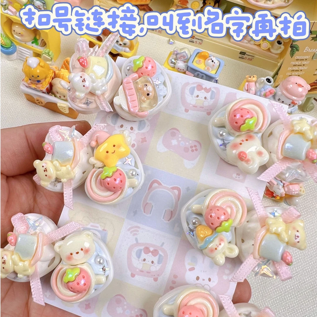 【奶油胶发夹专拍链接】奶油胶树脂发夹可爱少女心礼物网红甜美ins