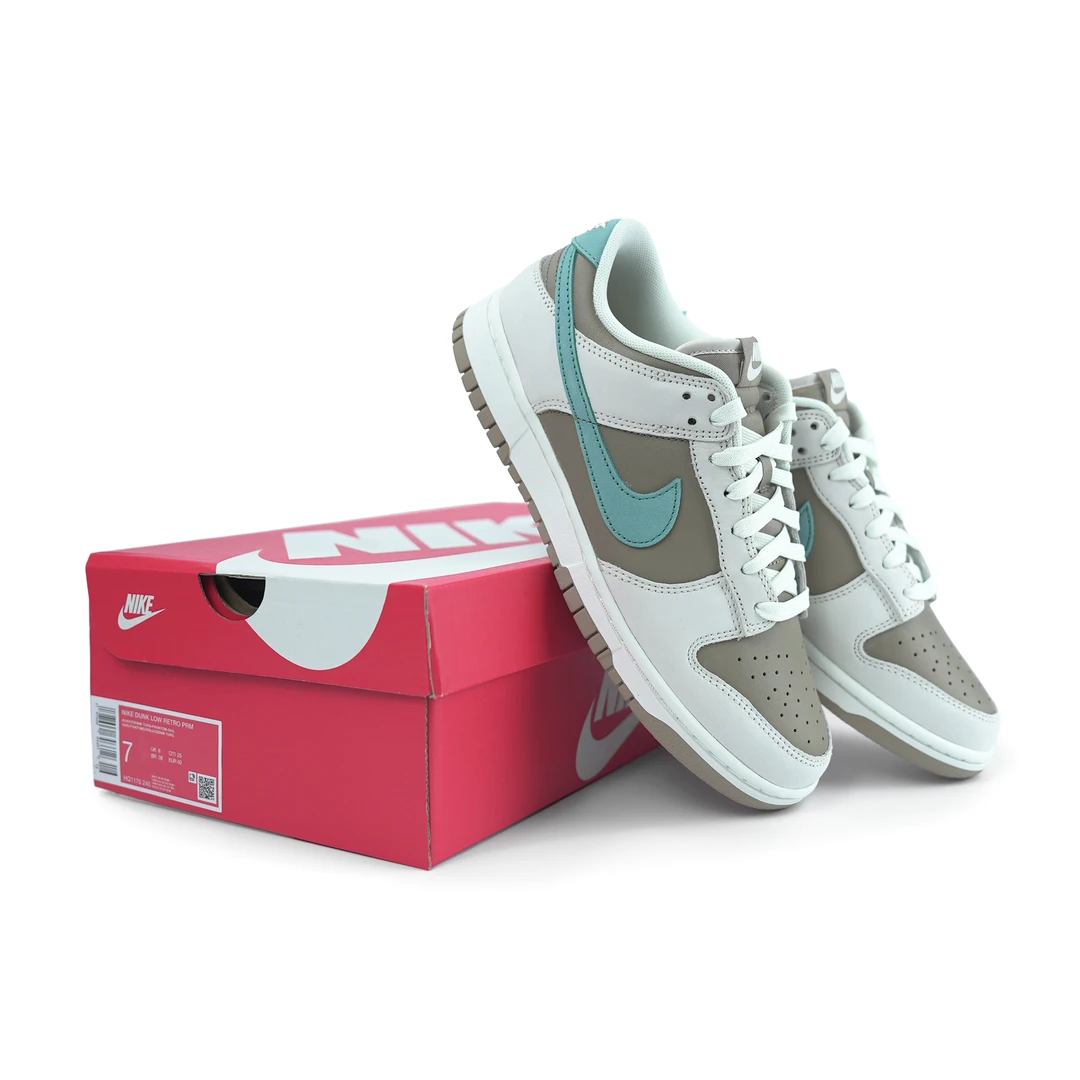 Nike DunkLow舒适百搭防滑耐磨低帮板鞋男女同款米棕蓝HQ1175-240