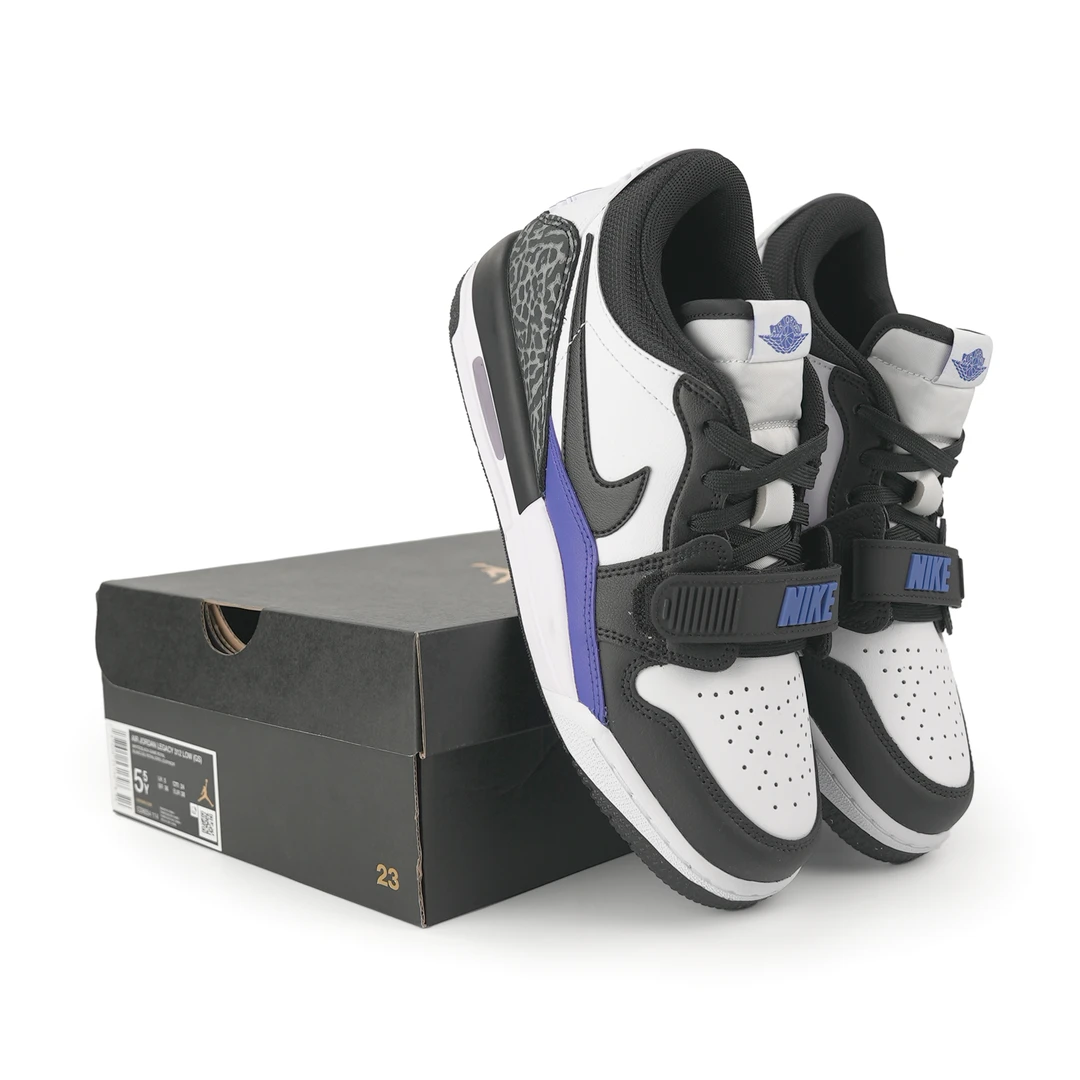 Jordan Air Jordan Legacy圆头舒适低帮男女篮球鞋白色CD9054-114