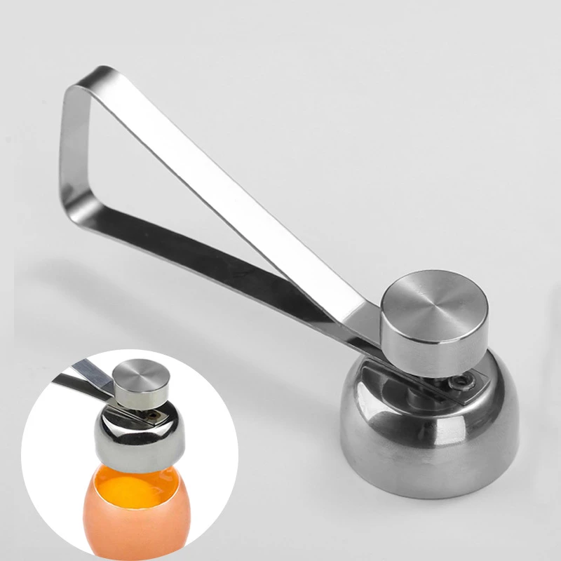 不锈钢开蛋器切鸡蛋器家用敲蛋器鸡蛋开壳器毛蛋活珠子开口器