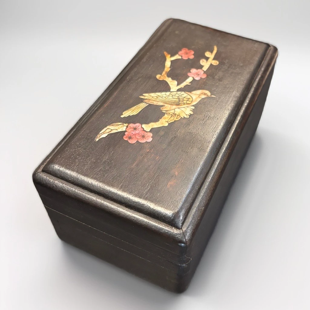 紫檀喜鹊登梅机关盒98.8888888