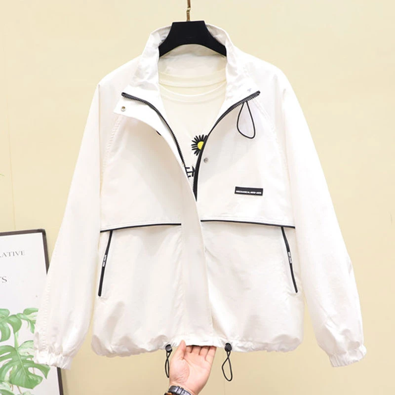 冲锋衣外套女2024新款秋季洋气休闲小众夹克开衫胖mm显瘦上档次