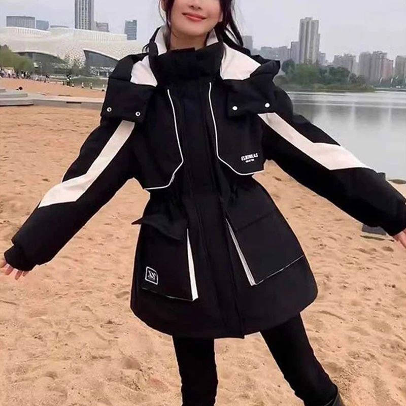 冲锋衣棉衣外套女士2026秋冬季新款韩版时尚气质爆款加厚宽松棉服