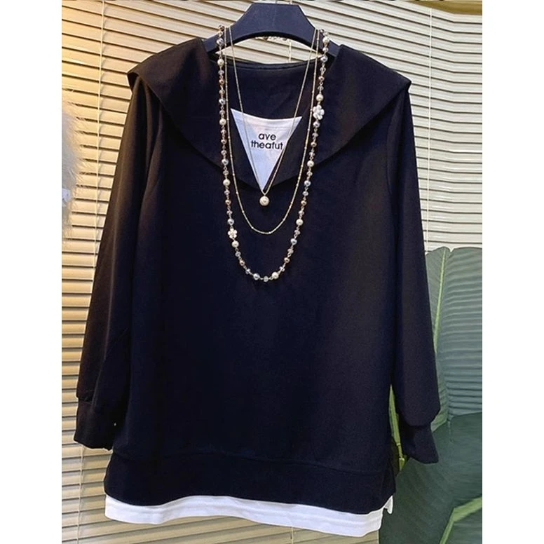 洋气时髦卫衣女2026春秋新款宽松慵懒风长袖上衣网红潮款显瘦衣服