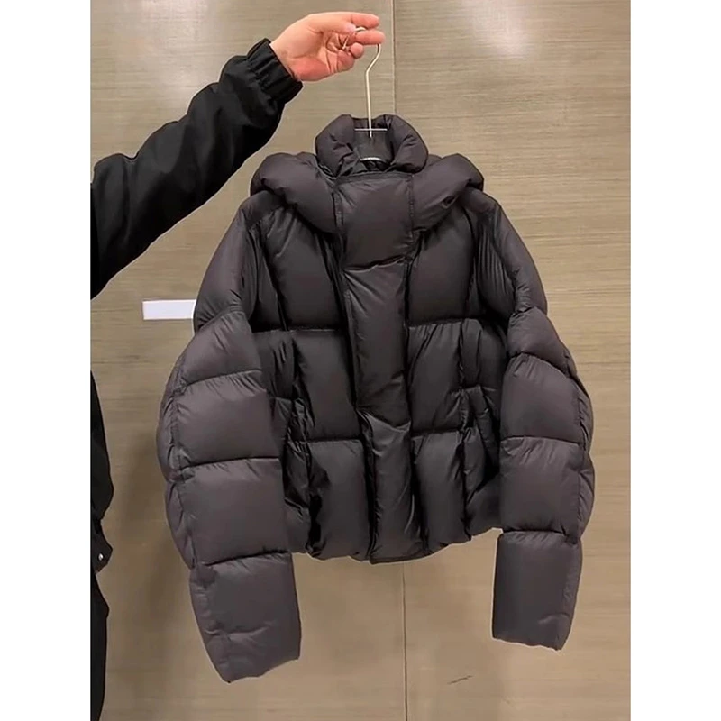 秋冬款品质棉服2024冬季新款宽松时髦大码女装洋气百搭棉袄高级感