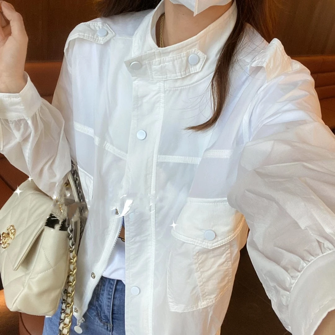 薄款外套女气质夏季2025新款爆款设计感小众欧若风户外百搭开衫潮