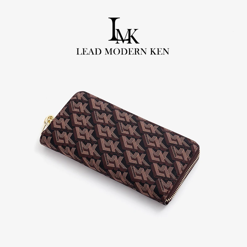 【专柜好货】LMK 奢侈品女包钱包LMK9021孟买褐色