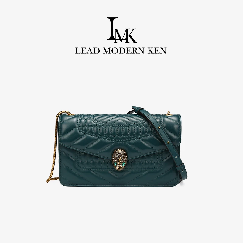 LMK新品轻奢女包LMK8377绿色