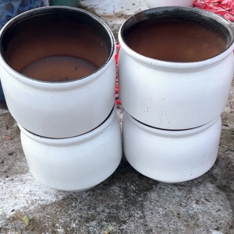 红陶20CM以下口15高15瑕疵