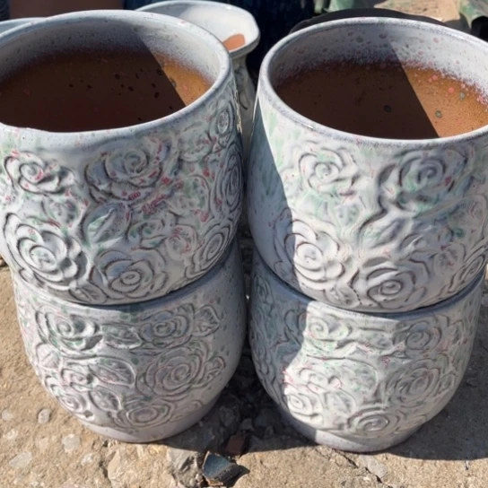 红陶口15高15瑕疵