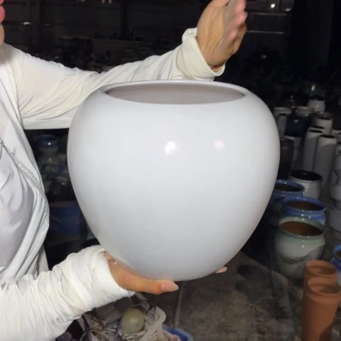 红陶20CM以下口17高23