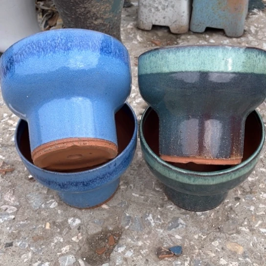 红陶20CM以下口15高12瑕疵