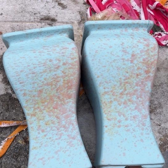 红陶20CM以下口14高28瑕疵