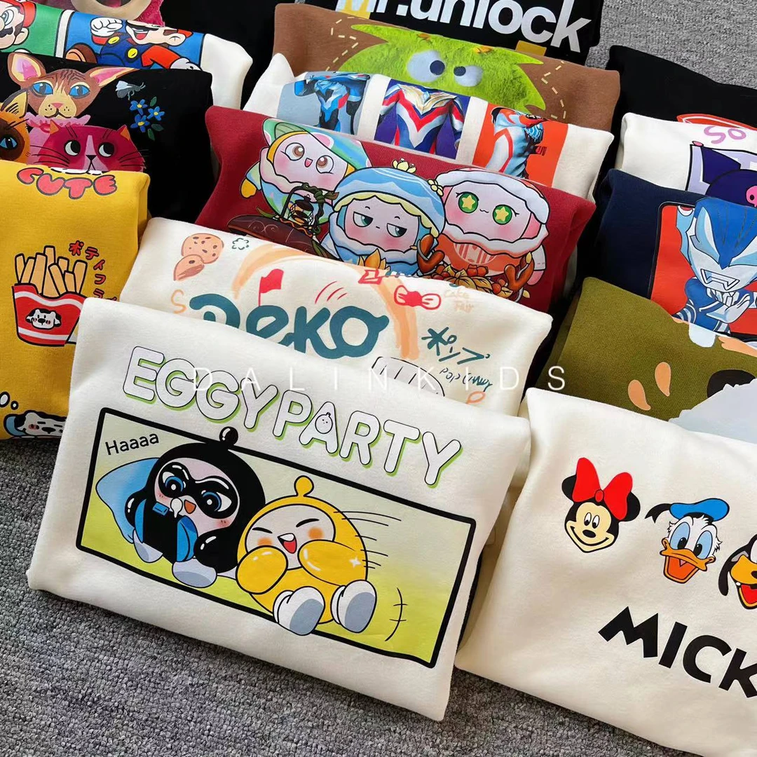 2号链接【81-200】童装秋款长袖韩版童装上衣