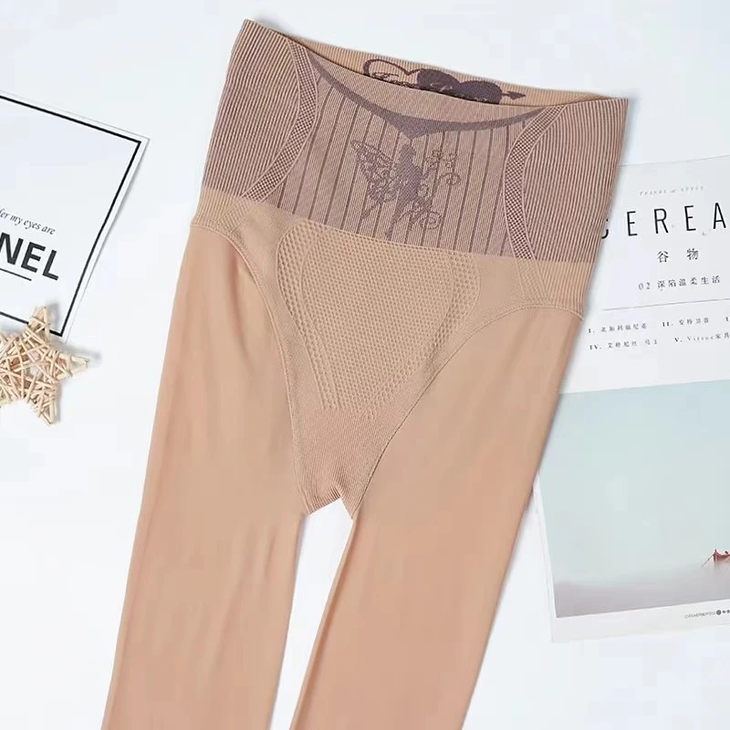高腰光腿神器春秋花仙子水光肤打底裤裸感超自然防勾丝打底裤袜