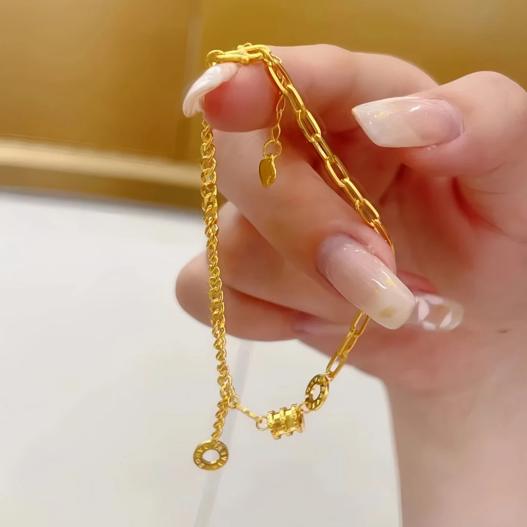 铜合金手链 经典小蛮腰手链气质轻奢时尚