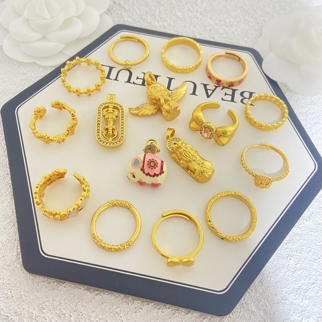 合金手链 M101-150 DIY华彩手链项链吊坠耳环手镯隔珠2024.10.16