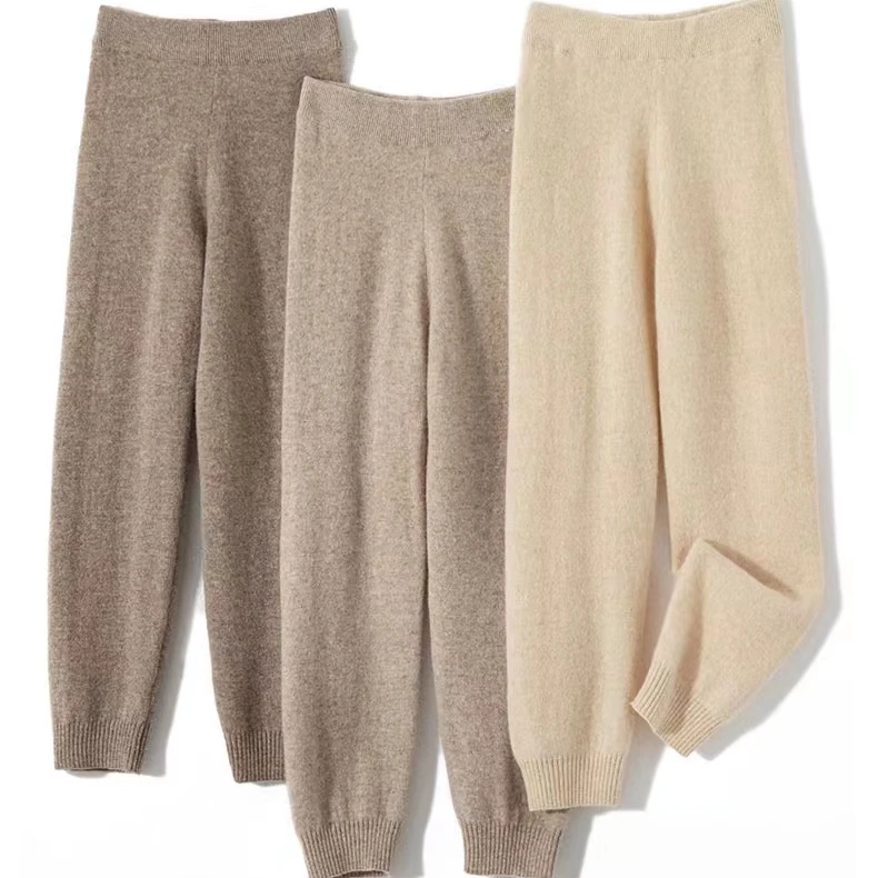 儿童羊绒裤男女宝宝打底羊毛裤秋冬纯色百搭毛裤