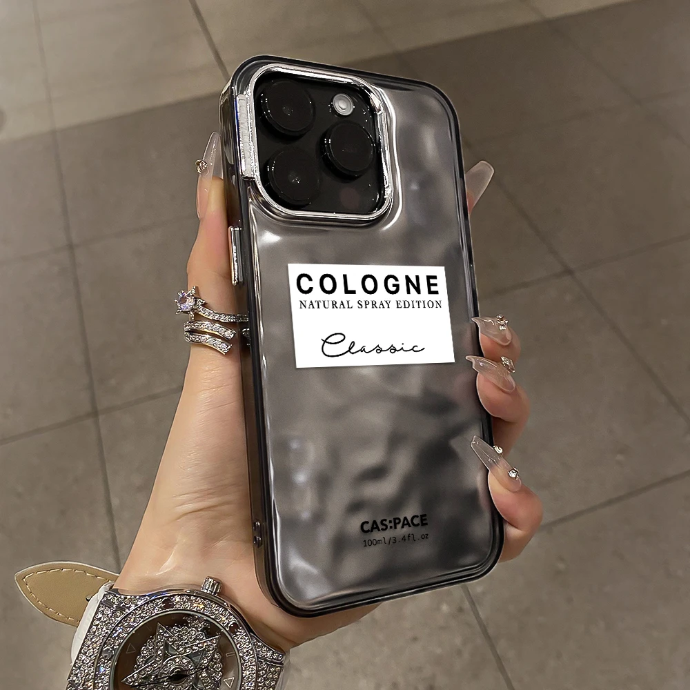 ins经典古龙适用苹果15promax高级感手机壳电镀水波纹13pro/12/11