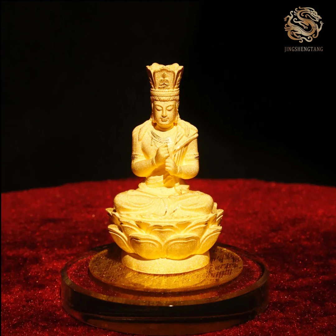 《大日如来》生肖中式羊猴守护神车摆雕刻工艺品G92-D