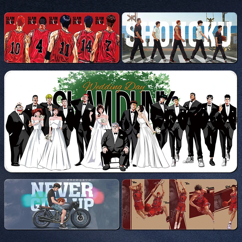 灌篮高手超大鼠标垫 樱木花道流川枫网红写字动漫桌垫