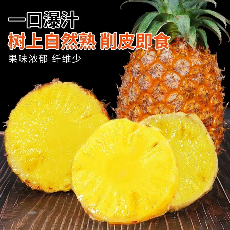 海南金钻凤梨当季新鲜水果5金整箱包邮海南特产