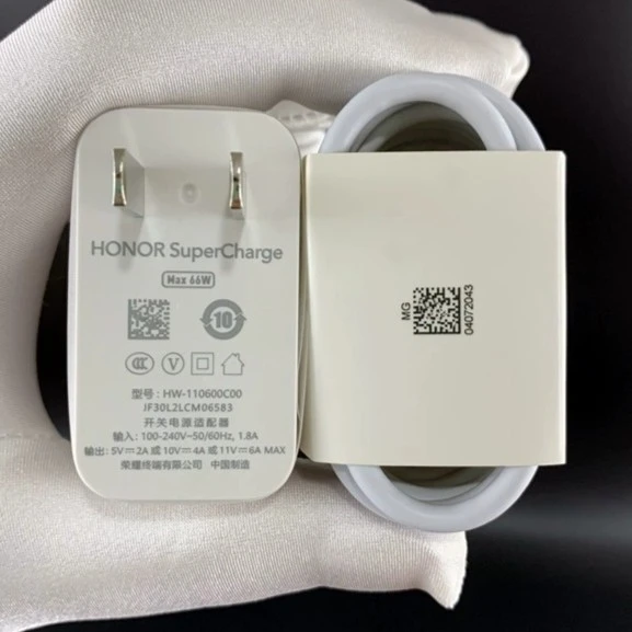 准新品 honor/荣耀 66W原装充电器超级快充头荣耀70/80/90/Magic3