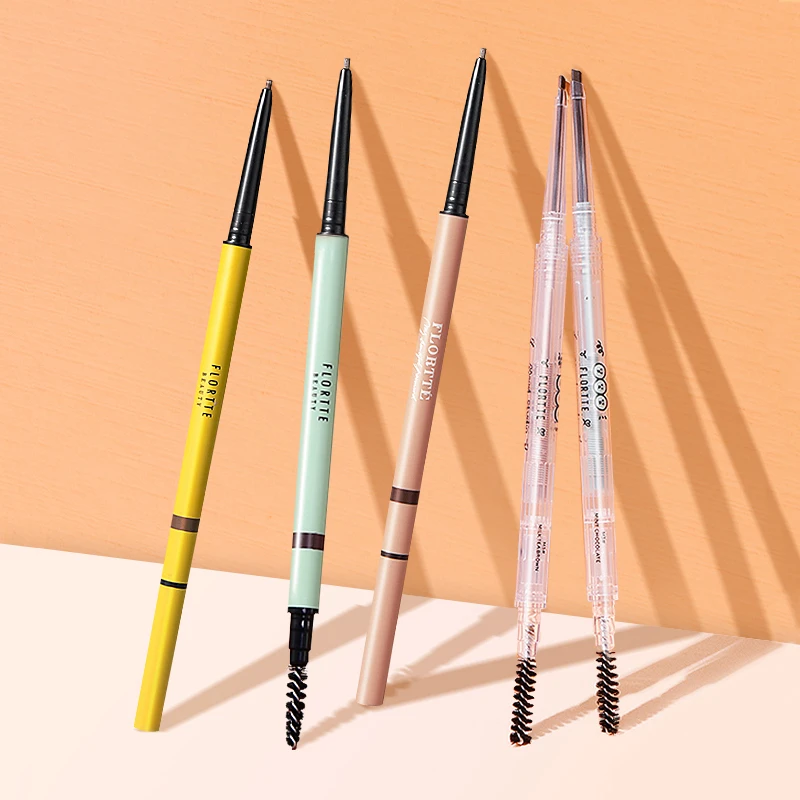 花洛双头眉笔精细防水防汗不脱色眉粉眉膏染眉膏女不晕染