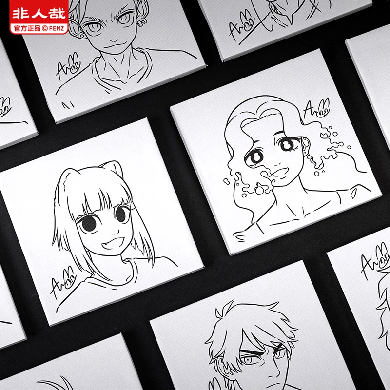 非人哉【原画系列签绘板】盲盒动漫周边漫展签售收藏签名板