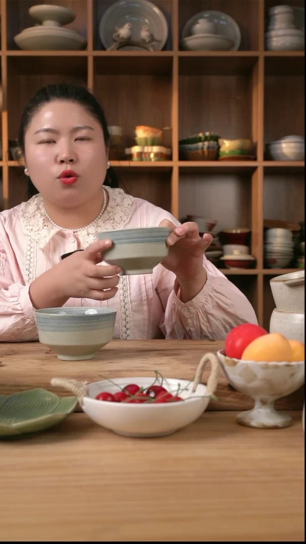 【闪购商品】青云的高脚直筒碗2个