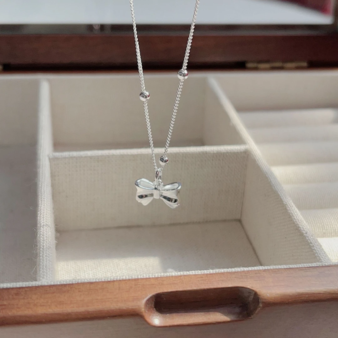 925银银制品 1128蝴蝶项链女ins风