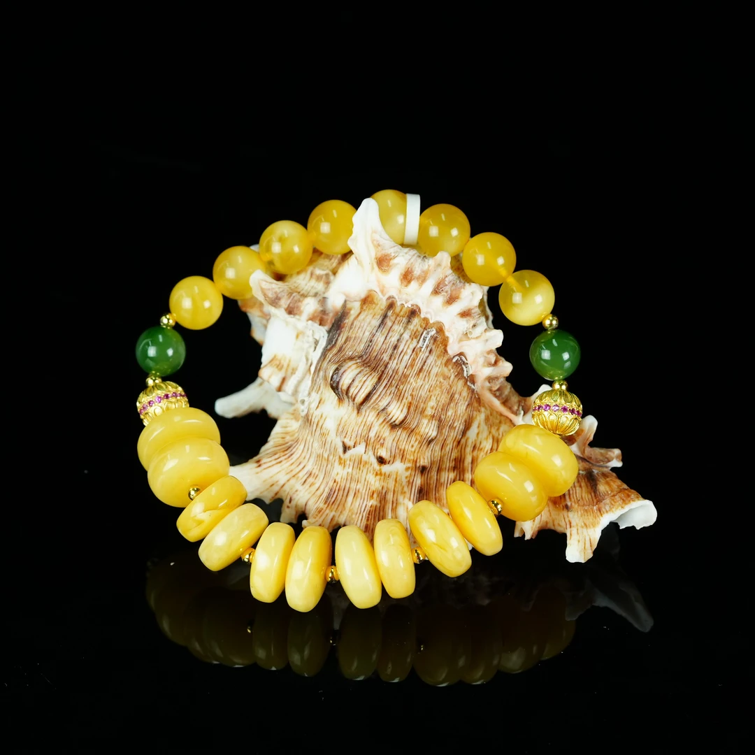 【老掌柜讲珠宝 】蜜蜡手串 M70703