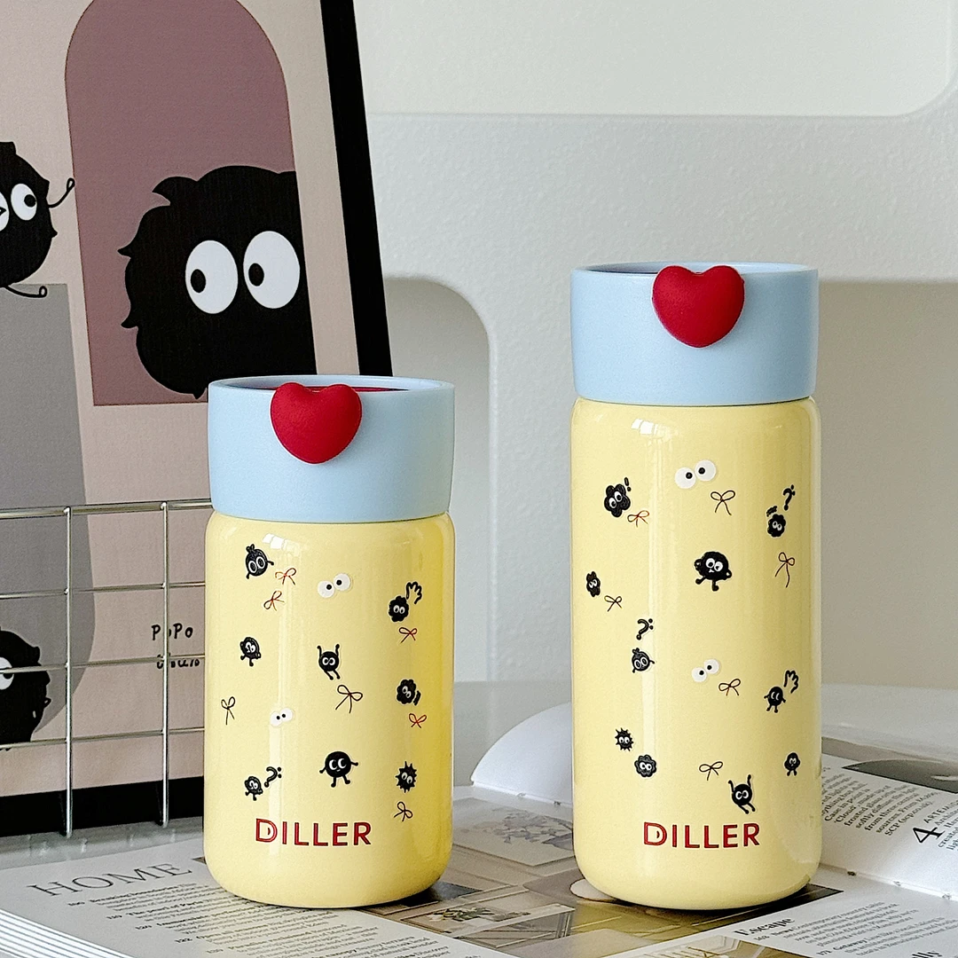 迪乐贝尔保温杯女士高颜值时尚小巧可爱精致316不锈钢少女心创意