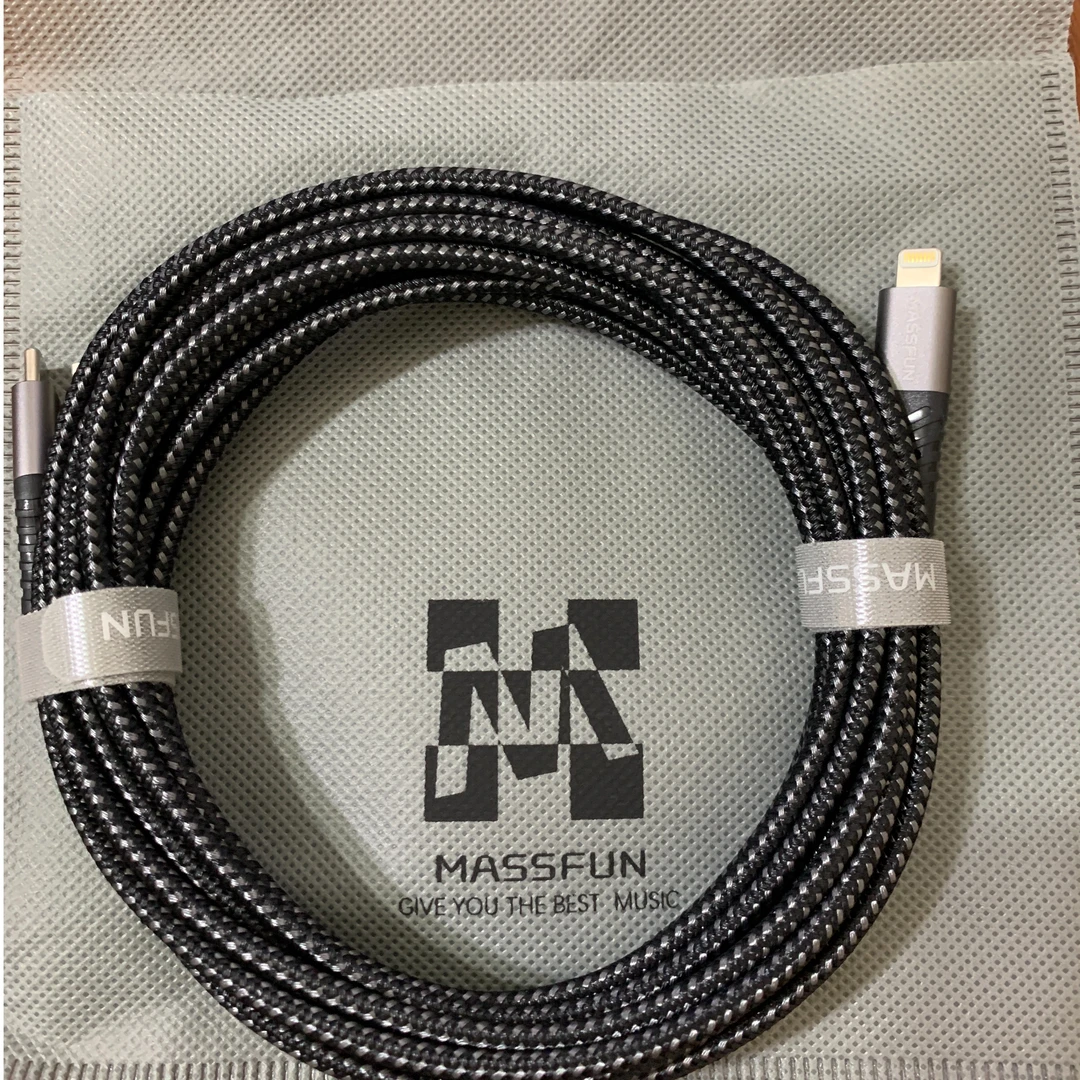 Massfun/音乐魔方苹果安卓手机专用充电式5米OTG直播线