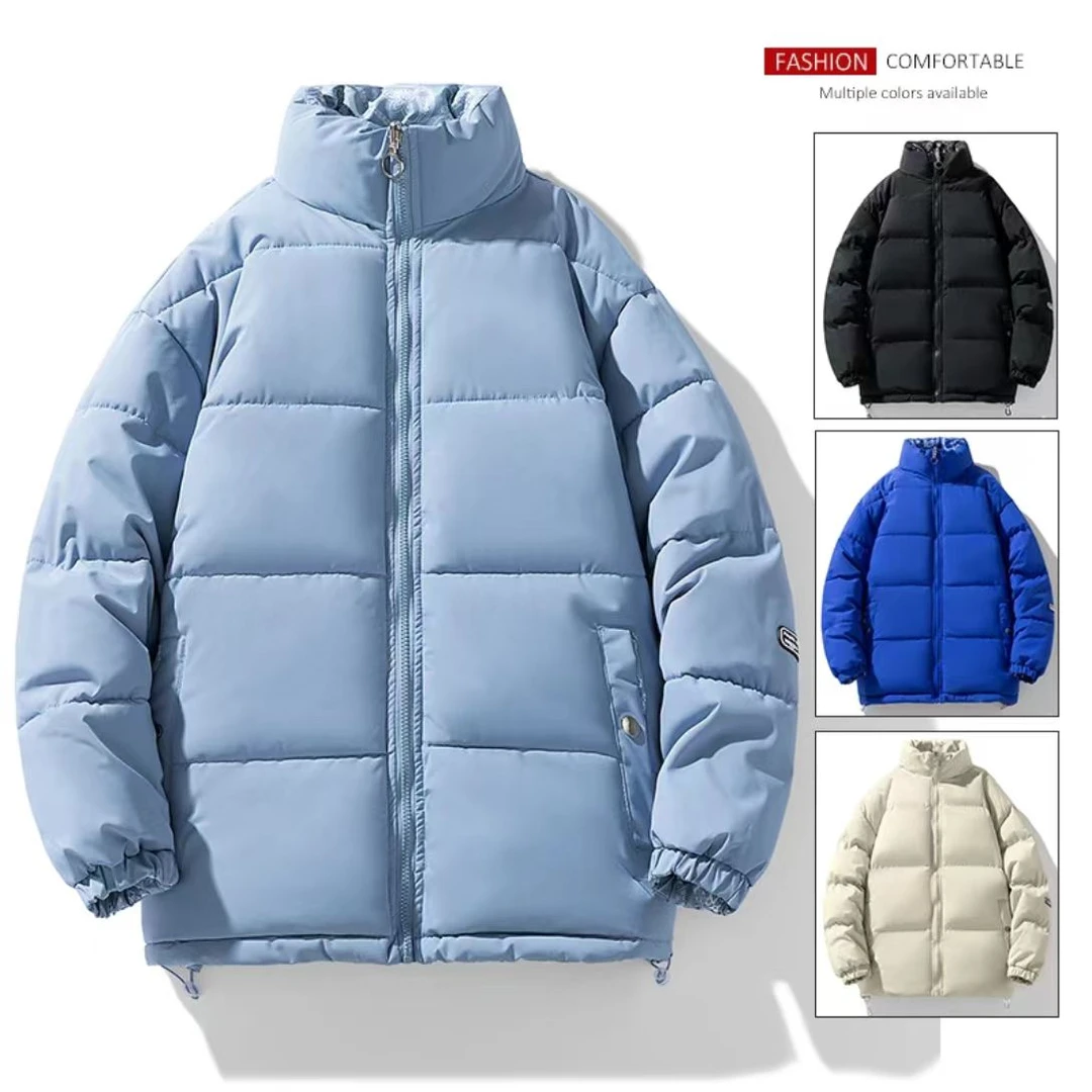 双面穿棉衣男2024年新款男士棉衣休闲舒适百搭大码宽松潮流保暖