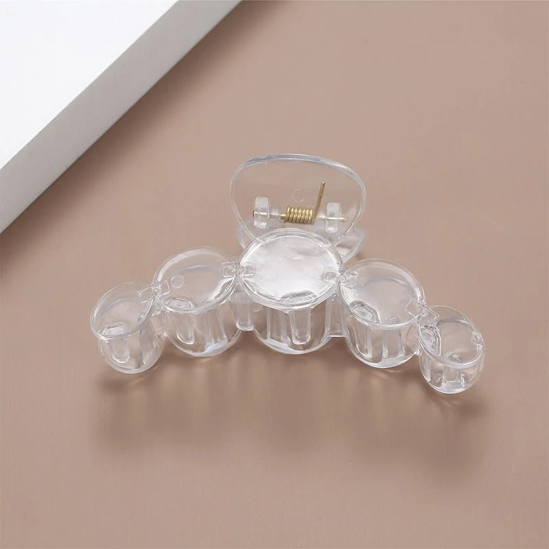 10cm大号ins复古优雅抓夹五圆圈圈发抓气质盘发夹洗澡手工diy配件